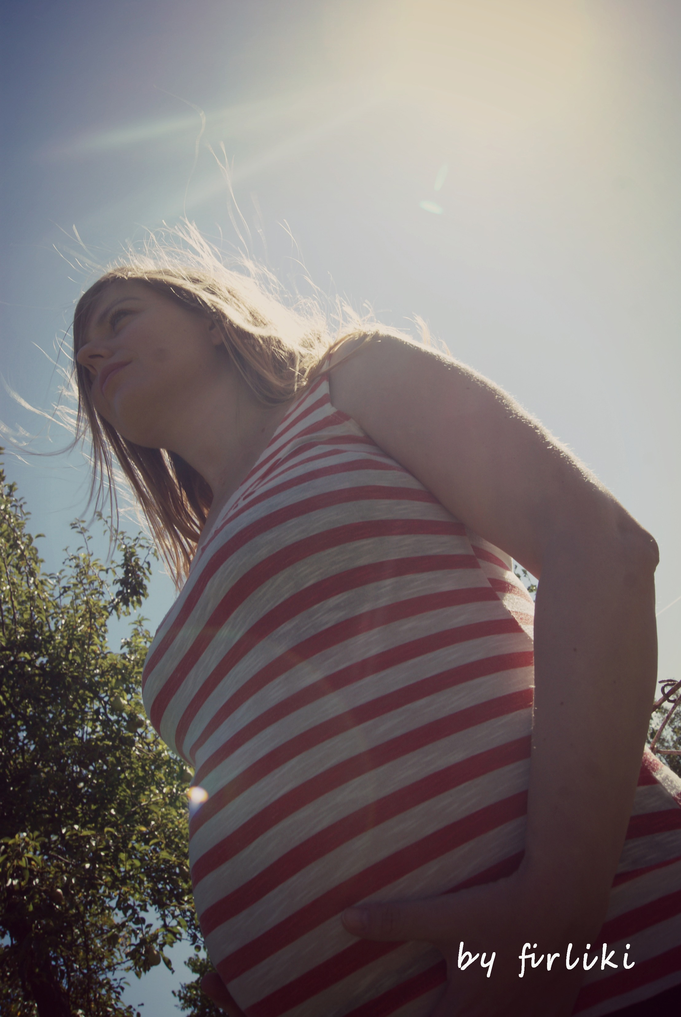 Sesja zdjęciowa w ciąży.